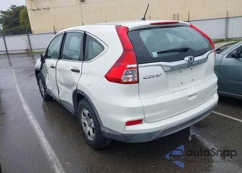 2016 Honda Cr-V Lx из США, поврежденный, VIN 5J6RM3H35GL018072